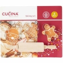 La Cucina MIRLI kepimo rinkinys vaikams, medinis kočėlas ir 3 formelės La Cucina MIRLI kepimo rinkinys vaikams, medinis kočėlas ir 3 formelės