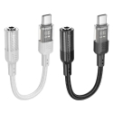 HOCO LS37 adapter USB-C to 3.5mm | transparent gray