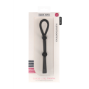 ShotsToys Double Ring Booster - Juodas ShotsToys Double Ring Booster - Juodas