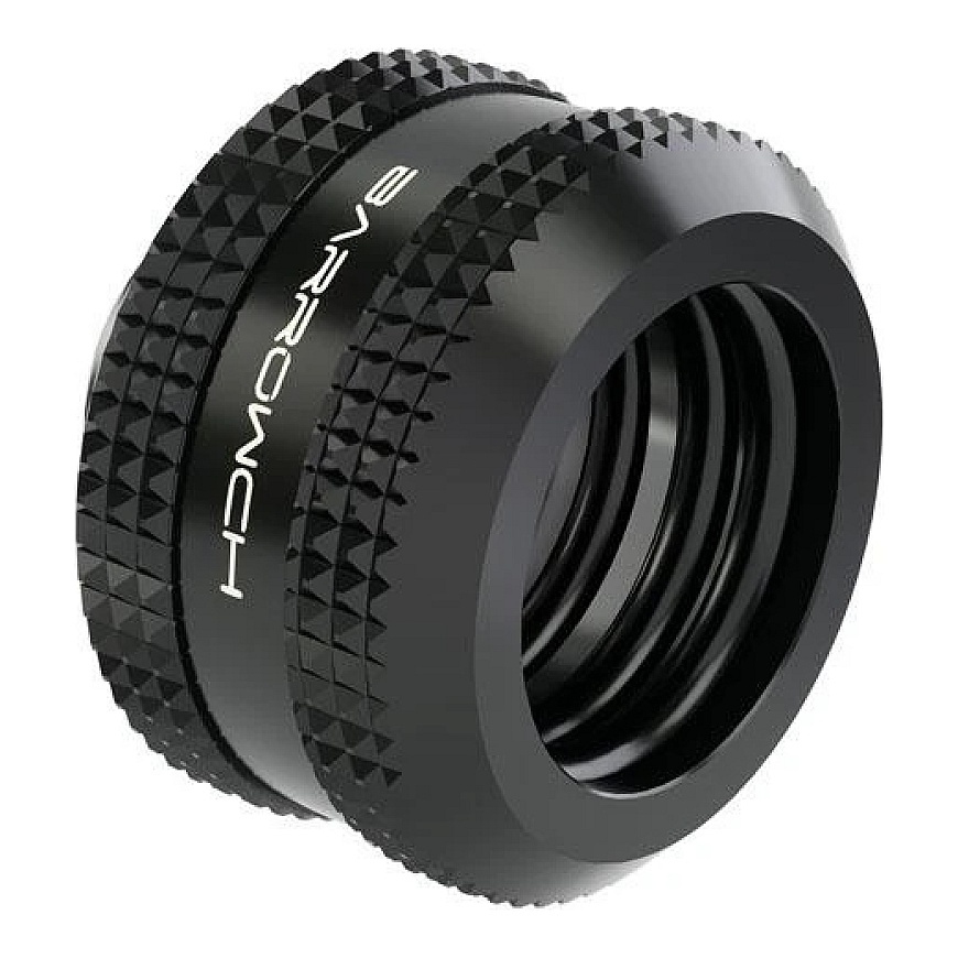 „Barrow Hardtube“ jungtis 16 mm, G1/4 colio jungtis – juodas