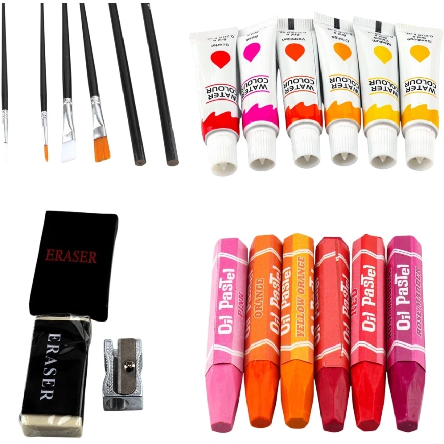 Woopie Art Set in a Case Crayons Paints Capybara – 2