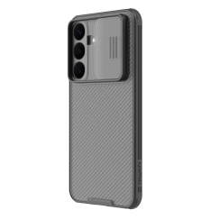 Nillkin CamShield PRO Hard maciņš telefonam Samsung Galaxy S26 FE (S741) caurspīdīgs melns (ar kameras aizsargu)