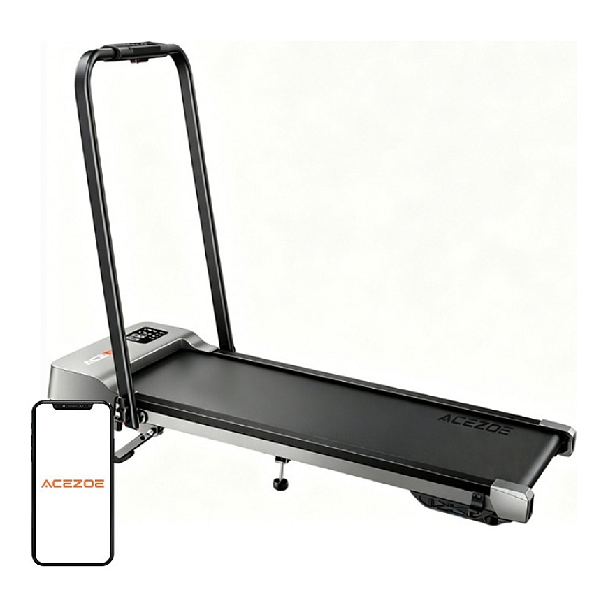 ACEZOE P12 Foldable Electric Treadmill (Black and Gray)
