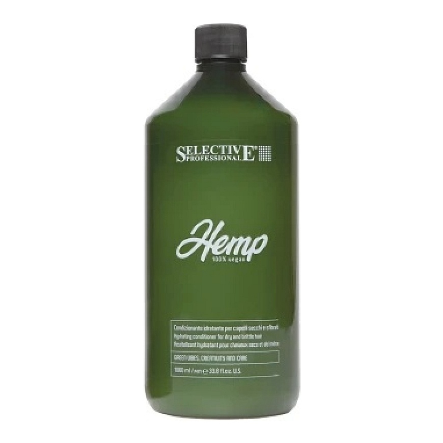 Selective Professional HEMP Drėkinamasis kondicionierius sausiems ir trapiems plaukams 1000ml – 2