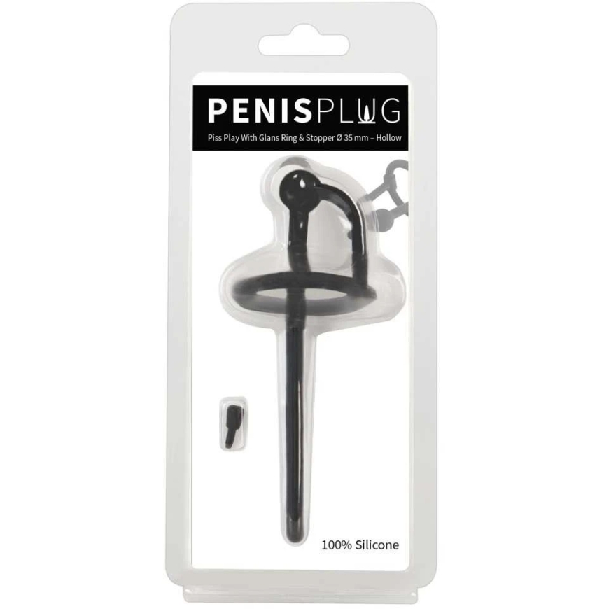 Penisplug Varpos kištukas Piss Play with Stop