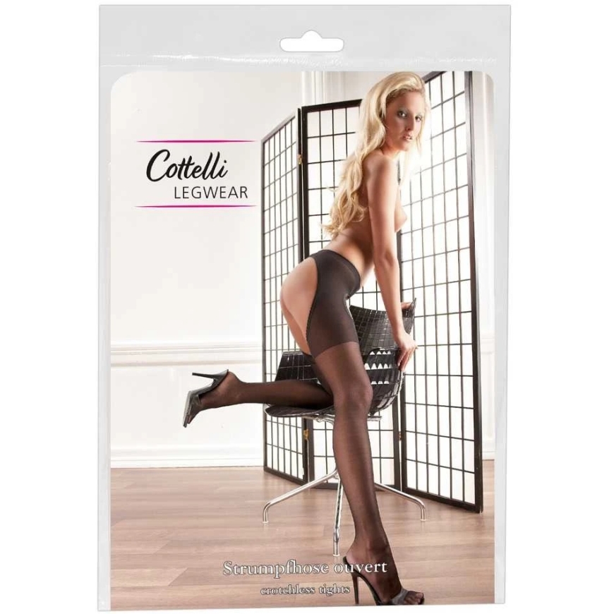 Cottelli Legwear Pėdkelnės be tarpkojų S/M
