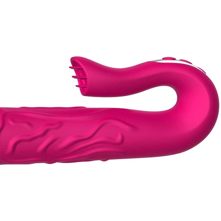 B Series Cute B serijos mielas tikroviškas liežuvį stimuliuojantis dildo vibratorius – 4