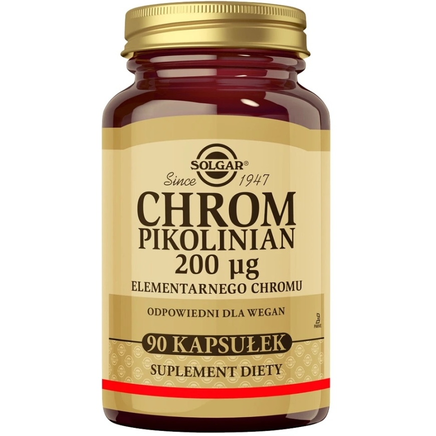 Solgar Picolinato Cromo 200mg 90 kapsulių – 3