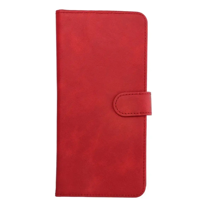 Universal book case COMMON size S for IPHONE 12 / 13 / SAMSUNG S6 / A5 2016 / XCOVER 4 / S22 / HUAWEI P8 2017 red – 4