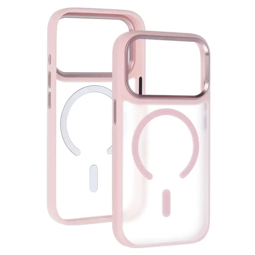 Liavec Cloudy Metal Camera Frame phone case for iPhone 18 Pro Max | iPhone 17 Pro Max pink – 2