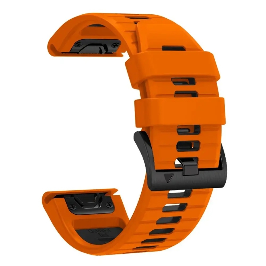 TECH-PROTECT ICONBAND PRO GARMIN FENIX 5X / 5X PLUS / 6X / 6X PRO / 7X / 8 / 8 PRO / 9 / 9 PRO (51 MM) ORANGE/BLACK – 4