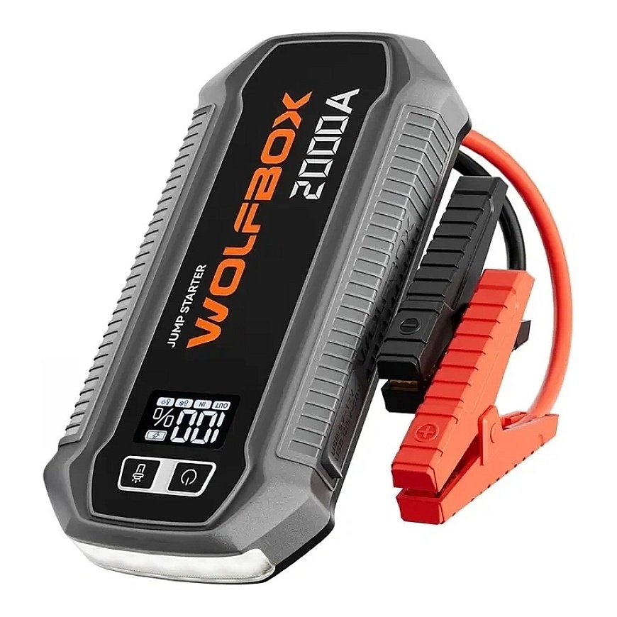 WOLFBOX MegaVolt 12 12,000 mAh 2,000 A Jump Starter