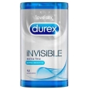 Durex Invisible Extra Thin prezervatyvai 12 vnt Durex Invisible Extra Thin prezervatyvai 12 vnt