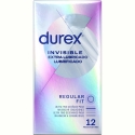 Durex Invisible Extra Thin prezervatyvai 12 vnt Durex Invisible Extra Thin prezervatyvai 12 vnt