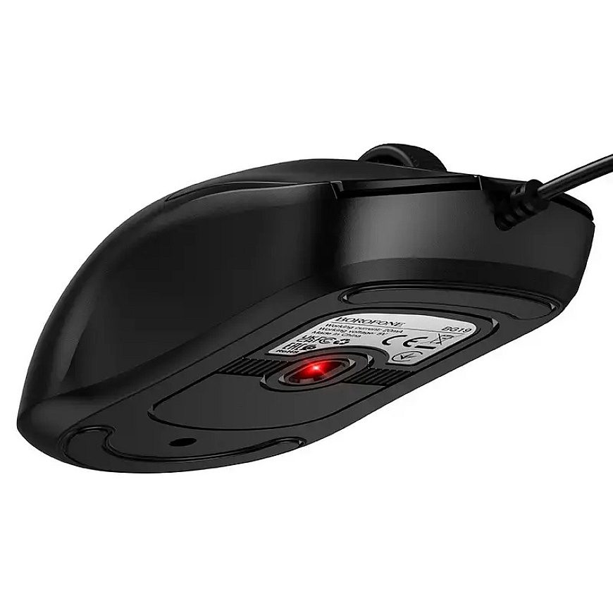Borofone Computer mouse BG19 Moda wired black – 2