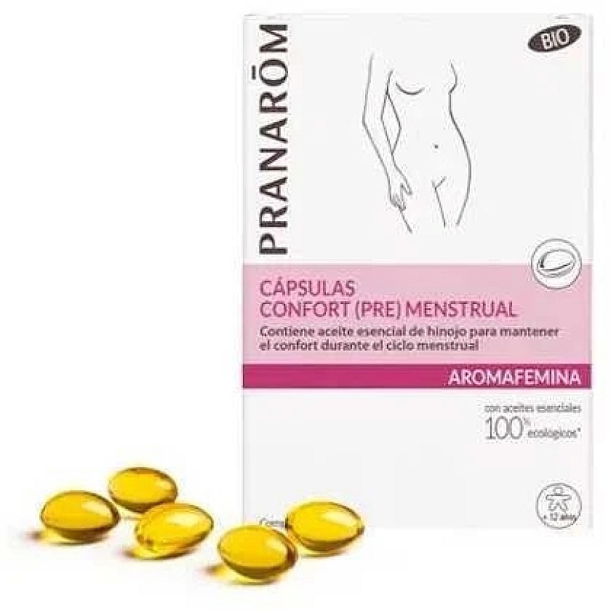 Pranarom Aromafemina Pre-menstrual Comfort 30 kapsulių – 2