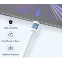 iPEAX TPU USB-A į „Lightning“ laidas, 1,5 m, USB 2.0, baltas iPEAX TPU USB-A į „Lightning“ laidas, 1,5 m, USB 2.0, baltas