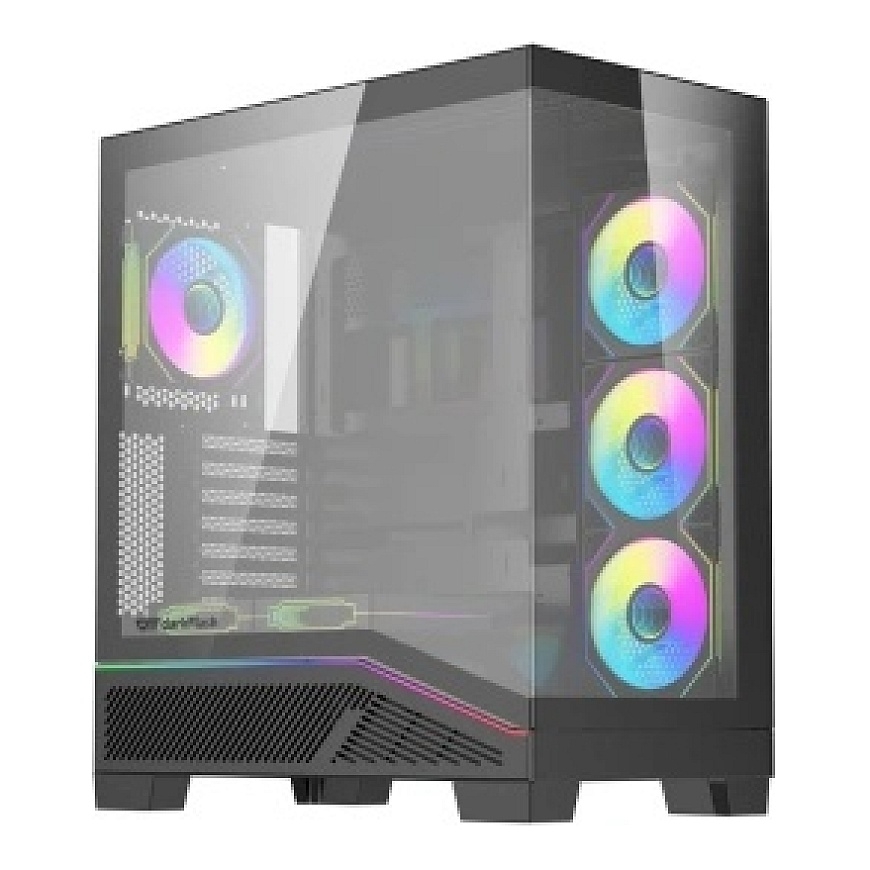 Computer case DarkFlash K430 + 6 fans (black) – 2