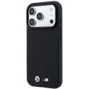 Dėklas BMW M Quadrille Kevlar Metal Logo MagSafe Case for iPhone 17 Pro / 18 Pro - Juodas Dėklas BMW M Quadrille Kevlar Metal Logo MagSafe Case for iPhone 17 Pro / 18 Pro - Juodas