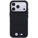 Dėklas BMW M Quadrille Kevlar Metal Logo MagSafe Case for iPhone 17 Pro / 18 Pro - Juodas Dėklas BMW M Quadrille Kevlar Metal Logo MagSafe Case for iPhone 17 Pro / 18 Pro - Juodas