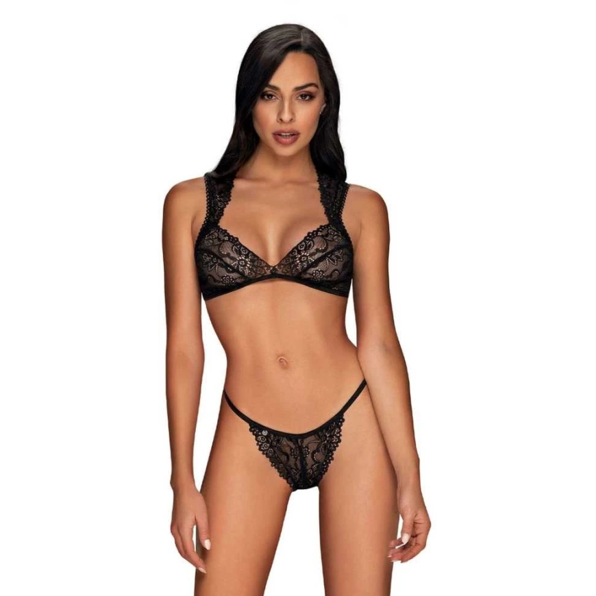 Komplet liemenėlė stringi obsessive elisetta l/xl