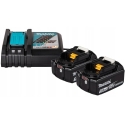Makita 1914J6-4 maitinimo paketas 18V, 2XBL1850B, DC18RC Makita 1914J6-4 maitinimo paketas 18V, 2XBL1850B, DC18RC