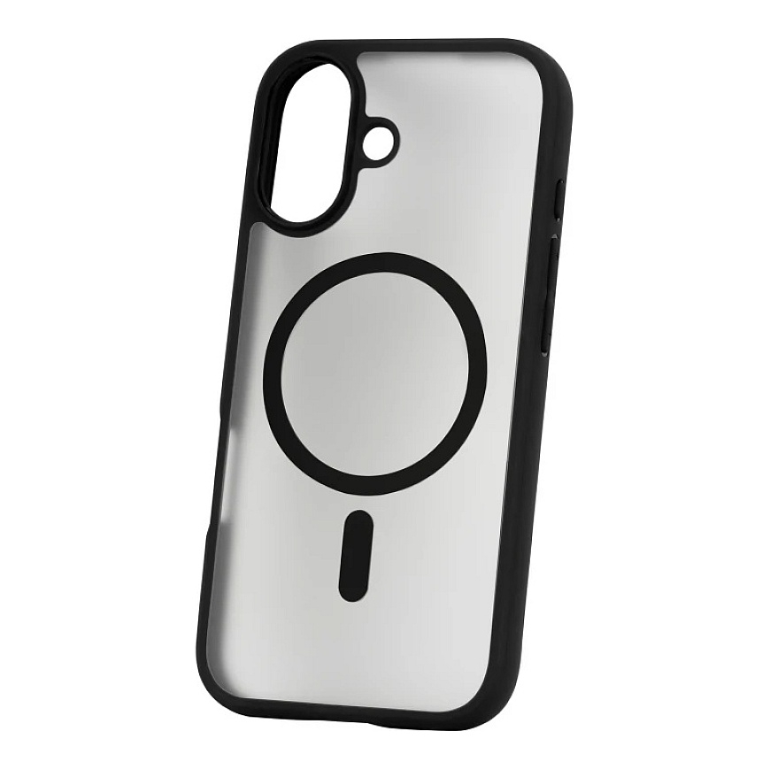 Dėklas - Roobix Dusky MagSafe Dėklas iPhone 17 TPU, atsparus smūgiams, matinė juoda