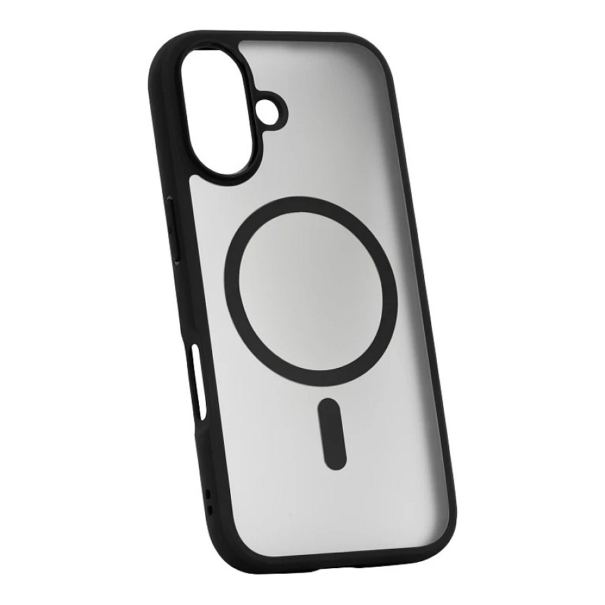 Dėklas - Roobix Dusky MagSafe Dėklas iPhone 17 TPU, atsparus smūgiams, matinė juoda – 2