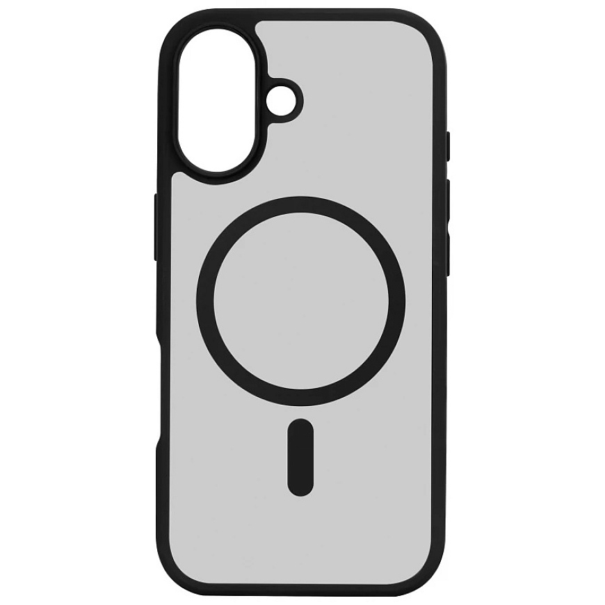 Dėklas - Roobix Dusky MagSafe Dėklas iPhone 17 TPU, atsparus smūgiams, matinė juoda – 4