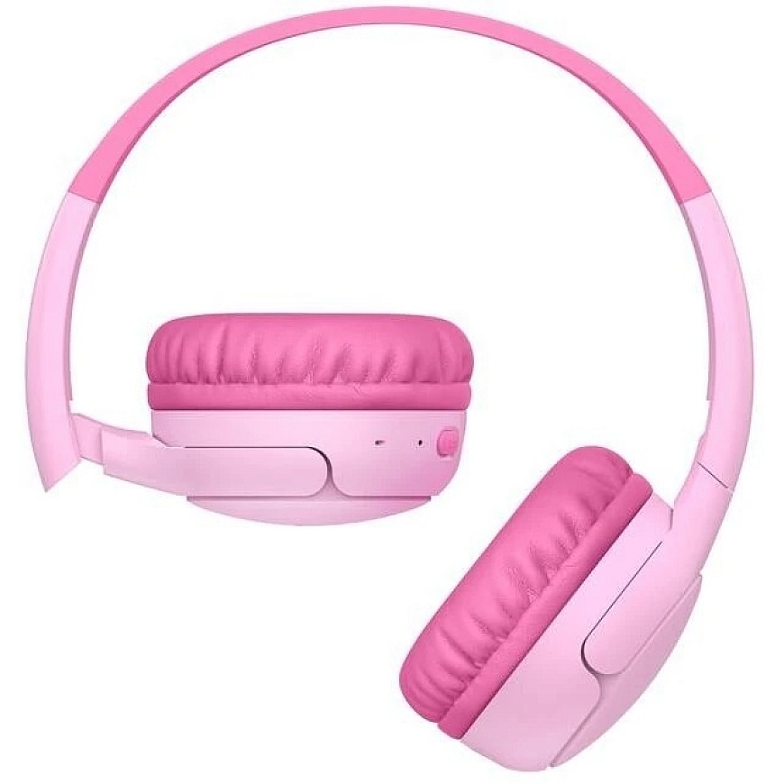 Belkin vaikiškos Bluetooth ant ausų dedamos ausinės SoundForm Mini 2, rožinės AUD012hqPK – 2