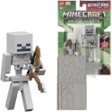 Minecraft figūrėlių rinkinys Redstone įkrautas skeletas serija 9 cm + priedai Minecraft figūrėlių rinkinys Redstone įkrautas skeletas serija 9 cm + priedai