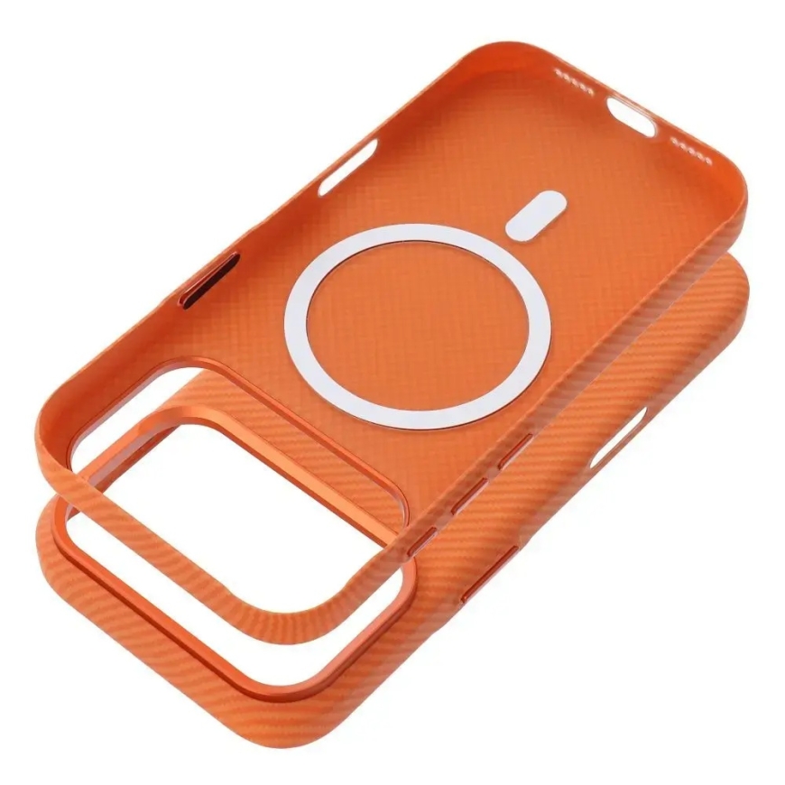 KEVLAR phone case with MagSafe support for iPhone 17 orange – 2