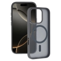 Tel Protect Aura Matte telefono dėklas su MagSafe palaikymu iPhone 16 Pro pilkas