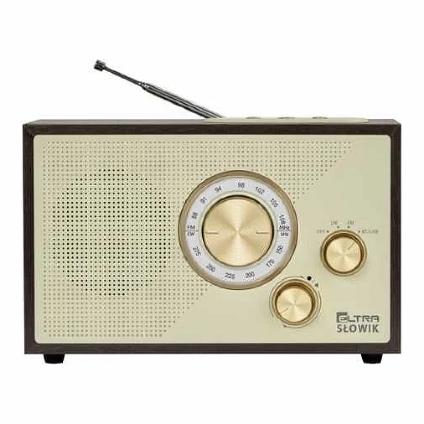 Eltra Radio or sŁowik usb/bt tamsiai ruda