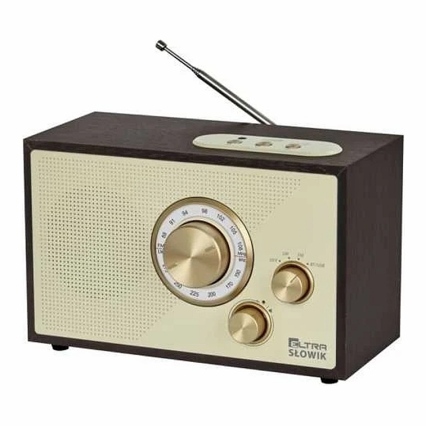 Eltra Radio or sŁowik usb/bt tamsiai ruda – 2
