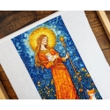 Letistitch Siuvinėjimo kryželiu rinkinys „Rudens deivė“ 20x37 cm Letistitch Siuvinėjimo kryželiu rinkinys „Rudens deivė“ 20x37 cm