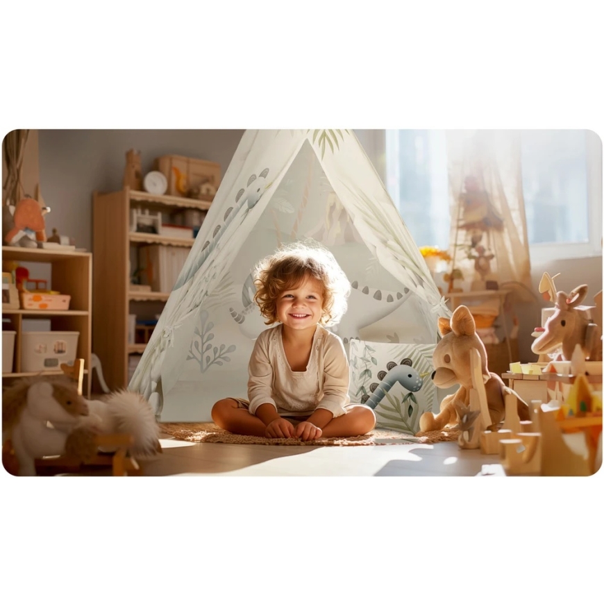 Vaikiška tipi palapinė Nukido dinozaurai – 5