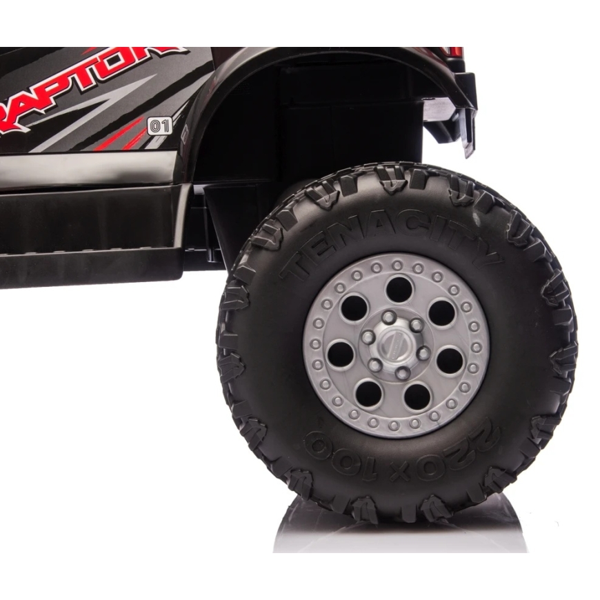 Ford F-150 Raptor Milly Mally elektrinis vaikiškas automobilis juodos spalvos – 2