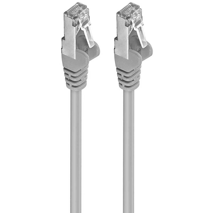 PremiumCord PREMUMCORD Lopšys CAT.6 F / UTP kabelis, RJ45 -RJ45, AWG 26 3m pilka – 2