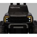 Ford F-150 Raptor Milly Mally elektrinis vaikiškas automobilis juodos spalvos Ford F-150 Raptor Milly Mally elektrinis vaikiškas automobilis juodos spalvos