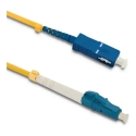 Qoltec Patchcord fiber optic LC/UPC - SC/UPC | Singlemode | 9/125 | G652D | Simplex | 1m Qoltec Patchcord fiber optic LC/UPC - SC/UPC | Singlemode | 9/125 | G652D | Simplex | 1m