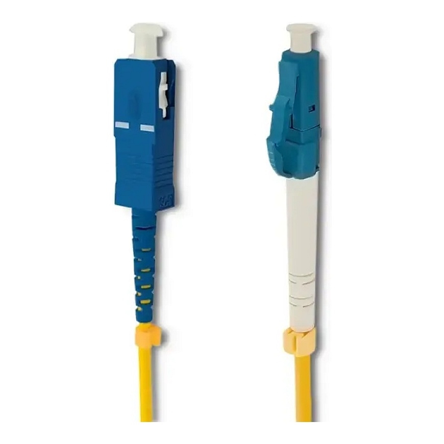 Qoltec Patchcord fiber optic LC/UPC - SC/UPC | Singlemode | 9/125 | G652D | Simplex | 1m – 2