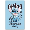 ERIK Disney Stitch Ohana poster ERIK Disney Stitch Ohana poster