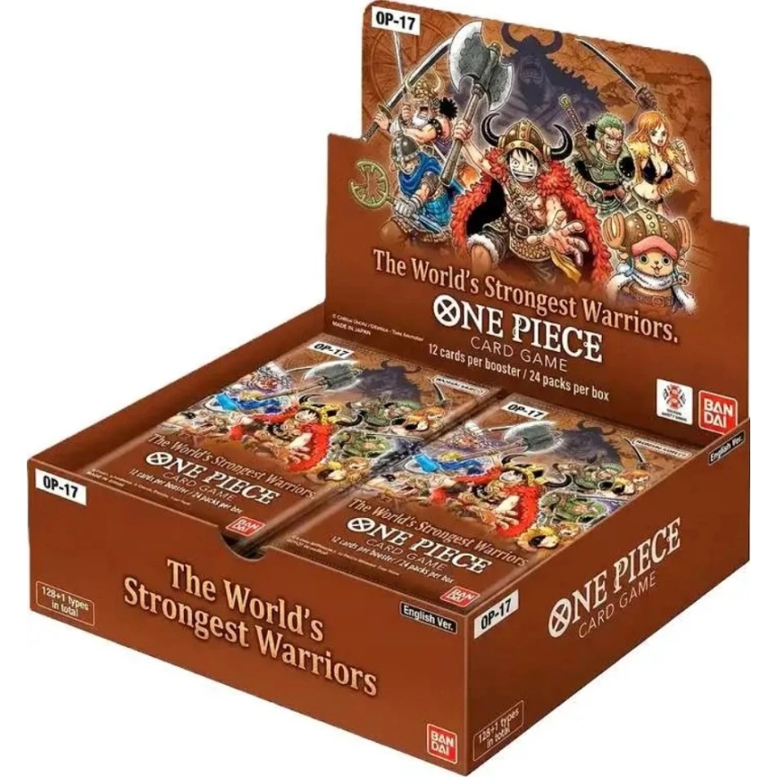 Bandai Tcg One Piece Card Game The World's Strongest Warrior Booster Ekranas (24 Pack) (OP-17)