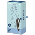 „Satisfyer Dual Kiss“ oro stimuliatorius-vibratorius „Satisfyer Dual Kiss“ oro stimuliatorius-vibratorius
