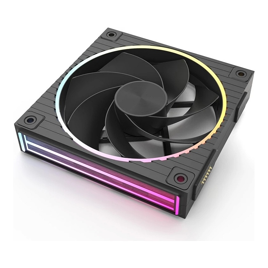 Zalman ZM-DF120R 120 mm atvirkštinis ARGB ventiliatorius, juodas