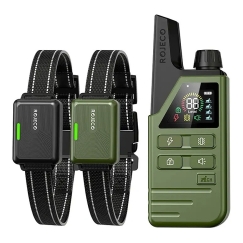 Training collar Rojeco DOG800 2 collars