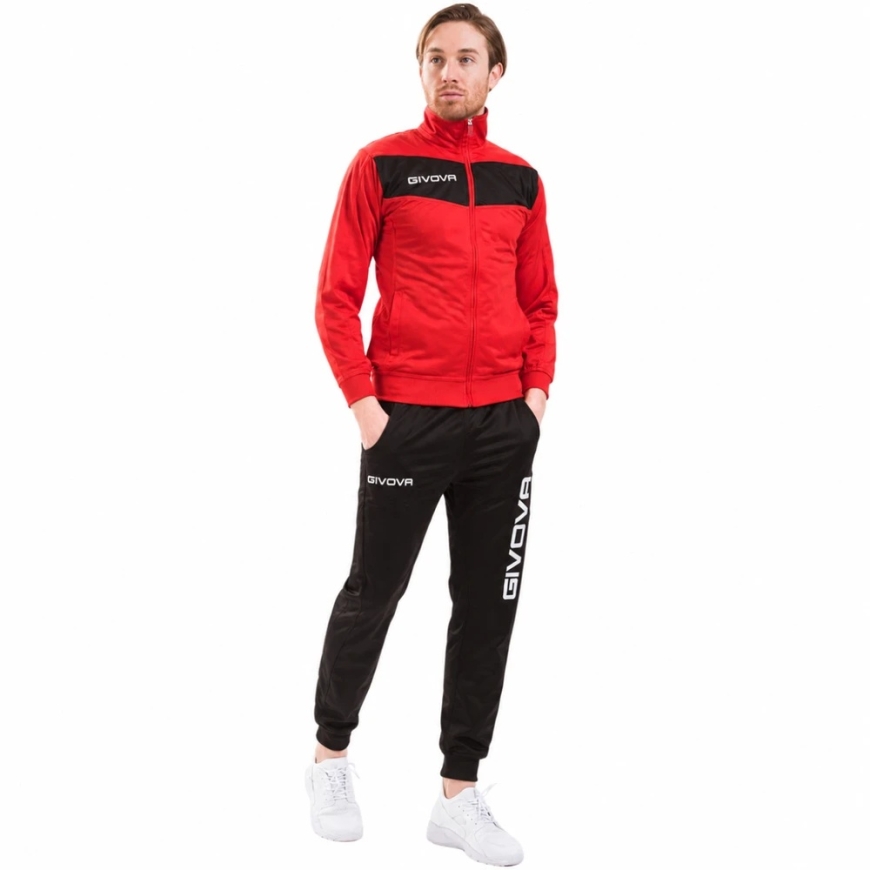 Dres Givova Tuta Visa Triacetato raudona-juoda TR018 1210 (3XS) – 5