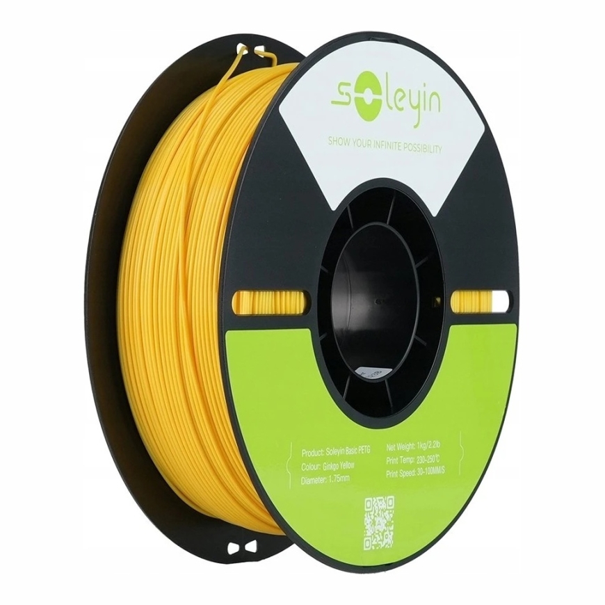 Gija Creality Soleyin Basic PETG 1.75mm 1kg – Ginkgo geltona – 2