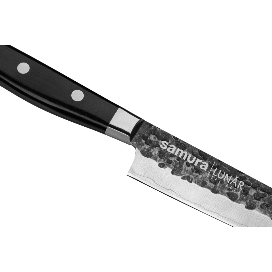 Samura PRO-S LUNAR 6'' (15,2 cm) universalus peilis – plaktas Damasko plienas, G10 rankena, profesionalus pjovimas – 3